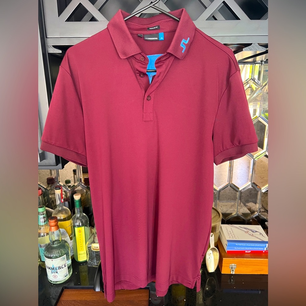 J Lindeberg golf polo. Barely worn. Size medium.